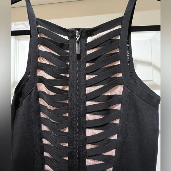 Vintage / Rare BeBe BodyCon Dress Sz S - Picture 9 of 10